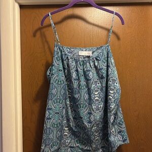 Time and Tru Green Camisole Relaxed Fit